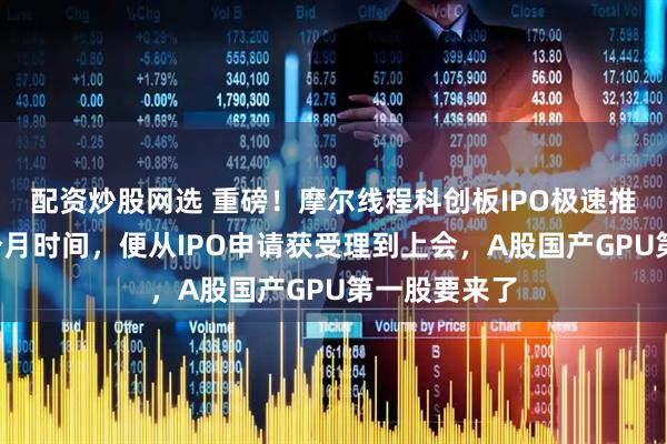 配资炒股网选 重磅！摩尔线程科创板IPO极速推进！不到3个月时间，便从IPO申请获受理到上会，A股国产GPU第一股要来了
